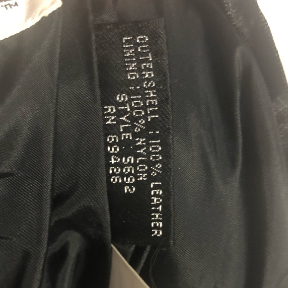 VINTAGE REAL LEATHER PANTS - Picture 6 of 8